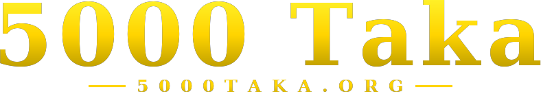 5000 Taka logo